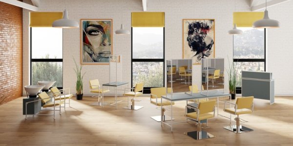 FOTEL LOFT G1 P-5/DYSK ZŁOTY (48H)