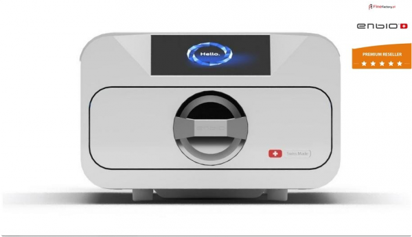 AUTOKLAW ENBIO S LED white KLASA B + Gratis Filtr Magic, Filtr Hepa + Certyfikat Bezpieczeństwa 