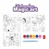 Zestaw artystyczny z akwarelami i magicznym markerem Apli Kids - Magic Art