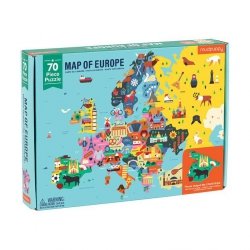 Mudpuppy Puzzle Mapa Europy z elementami w kształcie państw  5