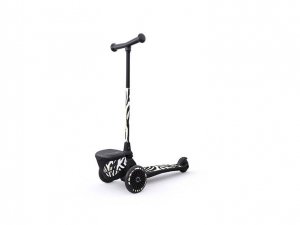 SCOOTANDRIDE Highwaykick 2 Lifestyle Hulajnoga trójkołowa balansowa z zamykanym schowkiem 2+ Zebra