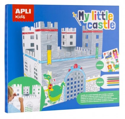 Zamek do złożenia i pokolorowania Apli Kids - My Little Castle