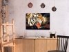 Obraz do samodzielnego malowania - Ryczący tygrys