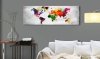 Obraz - Mapa świata: Kolorowa rewolucja