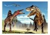 Fototapeta - Walka dinozaurów