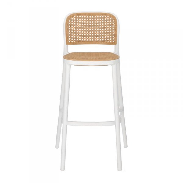 Krzesło barowe Antonio białe