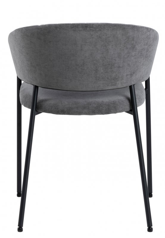 Krzesło Ann szare/czarne