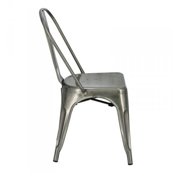 Krzesło Paris metaliczne inspirowa ne Tolix