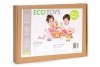 Drewniane klocki edukacyjne zestaw - Cukierkowe miasto 116 el. ECOTOYS