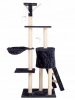 Drapak dla kota domek drzewo legowisko 138 cm XL szary Petsi