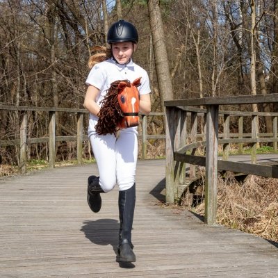 Hobby Horse Skippi - koń na kiju - Bursztyn