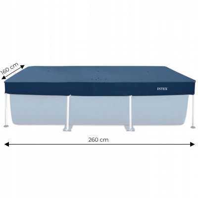 Pokrywa plandeka mata do basenu stelażowego 260x160 cm INTEX 28036