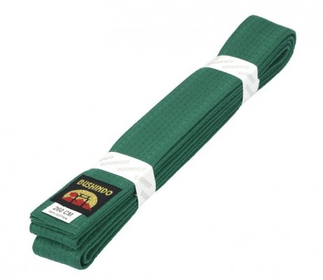 PAS DO KIMON 220cm zielony BUSHINDO