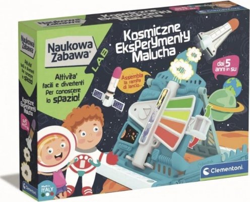 Kosmiczne Eksperymenty Malucha Naukowa Zabawa Clementoni #CZ