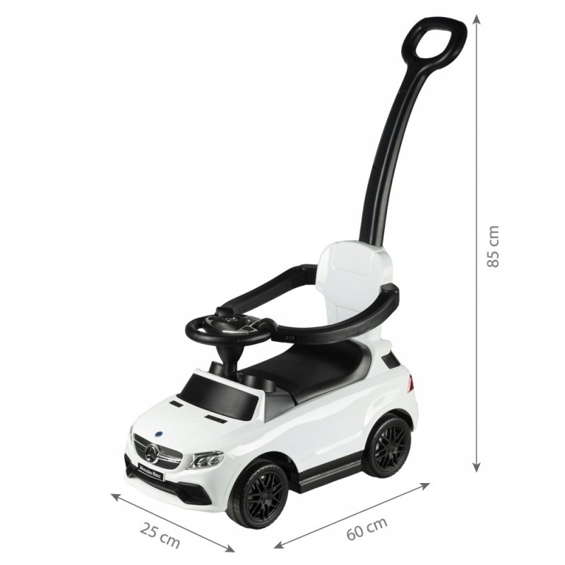 Jeździk Pchacz Mercedes Amg Gle 63 Biały Jeździki Pchacze