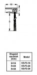 Listwa progowa STRIBO F3-24 1 mb 