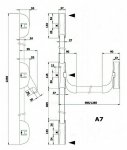 Antypanik IDEA Base A7 czarne kpl 