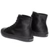 Calvin Klein Jeans buty trampki wysokie męskie czarne Icaro Nappa Smooth S1736