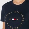 Tommy Hilfiger t-shirt koszulka damska granatowa WW0WW30103