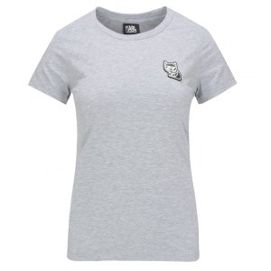 Karl Lagerfeld  t-shirt koszulka damska szara