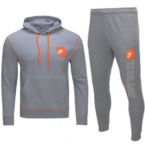 Dres Nike Just Do It bluza spodnie męski szary DD6218-063/DD6210-063