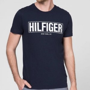 Tommy Hilfiger t-shirt koszulka męska granatowy MW0MW09824-DW5