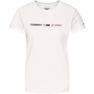 Tommy Hilfiger Jeans t-shirt koszulka damska bluzka biała