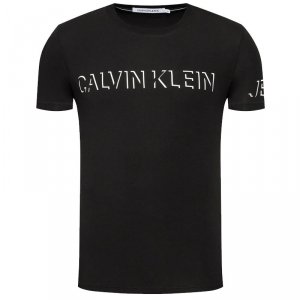 Calvin Klein t-shirt koszulka męska czarna J30J318735-BEH