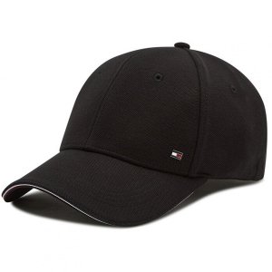 Tommy Hilfiger czapka z daszkiem unisex czarna AM0AM07346-BDS 
