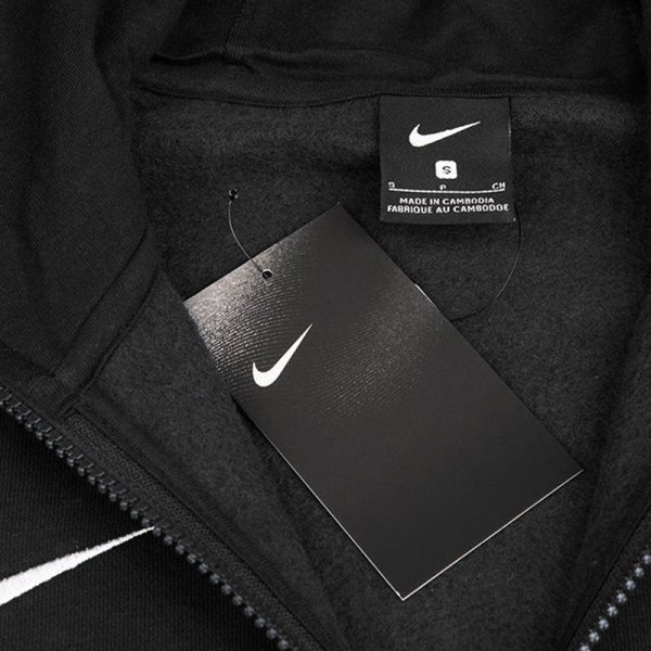 Nike bluza męska z kapturem rozpinana czarna CW6887-010