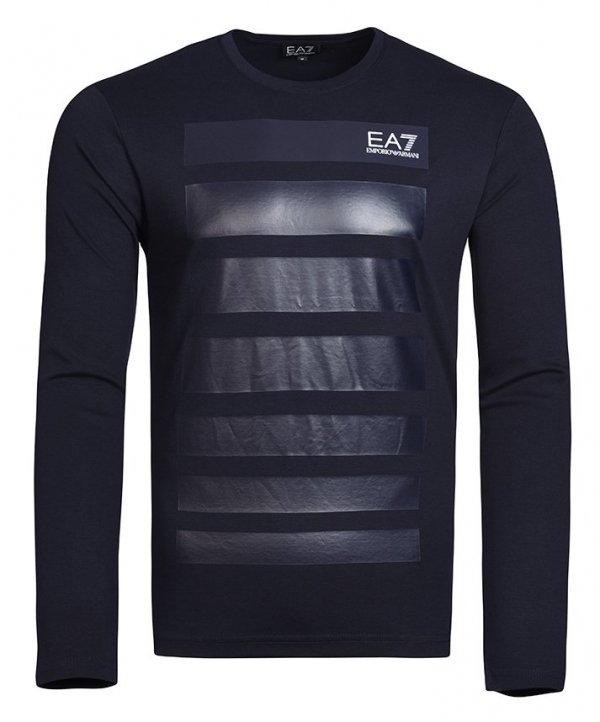 EMPORIO ARMANI LONGSLEEVE MĘSKI GRANATOWY