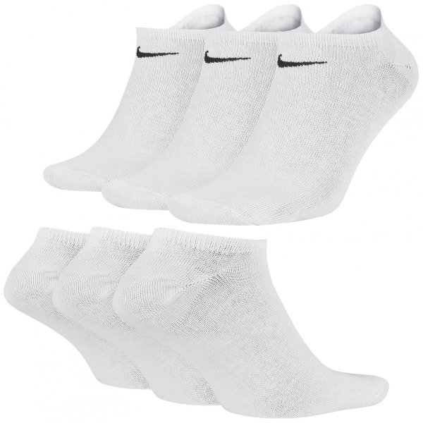 Nike skarpety męskie stopki DRI-FIT Training białe 3pack SX7673-100