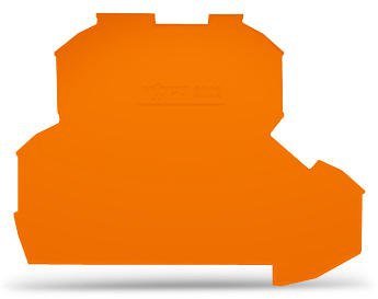 ścianka końcowa/wewnętrzna gr. 0,8 mm, pomarańczow
