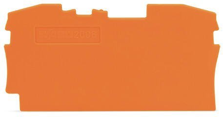 ścianka końcowa/wewnętrzna gr 1 mm, pomarańczowa