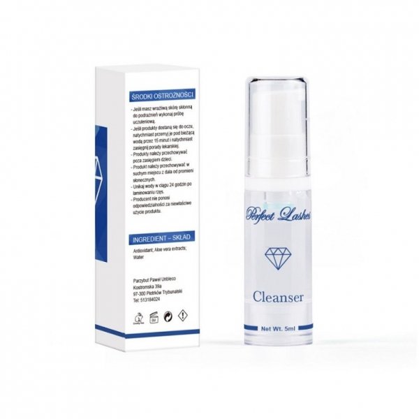 Lash cleanser 