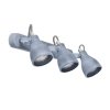 ASH LISTWA 3X40W GU10 SZARY MAT