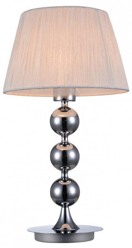 CLARA LAMPKA 1X60W E27 CHROM / BIAŁY