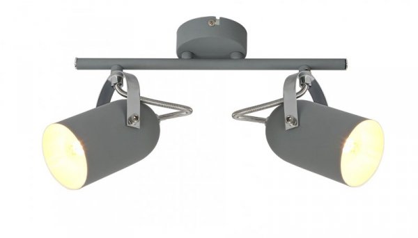 GRAY LISTWA 2X40W E14 SZARY