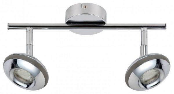 SKIPPER LISTWA 2X6W LED COB GŁÓWKA OKRĄGŁA 1E Z PRZEGUBEM KD SYSTEM CHROM