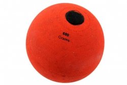 Piłka rzutowo-treningowa czerwony 