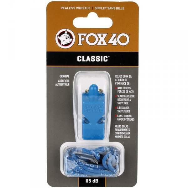 Gwizdek Fox 40 Classic Safety 115 dB niebieski