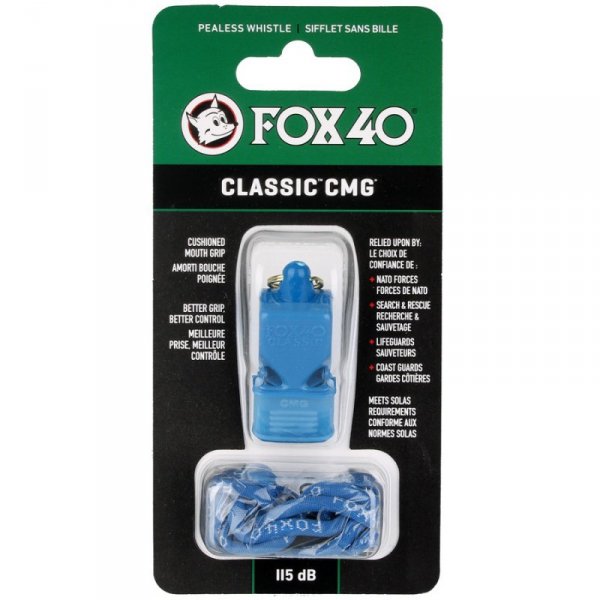 Gwizdek Fox 40 CMG Safety Classic 115 dB niebieski