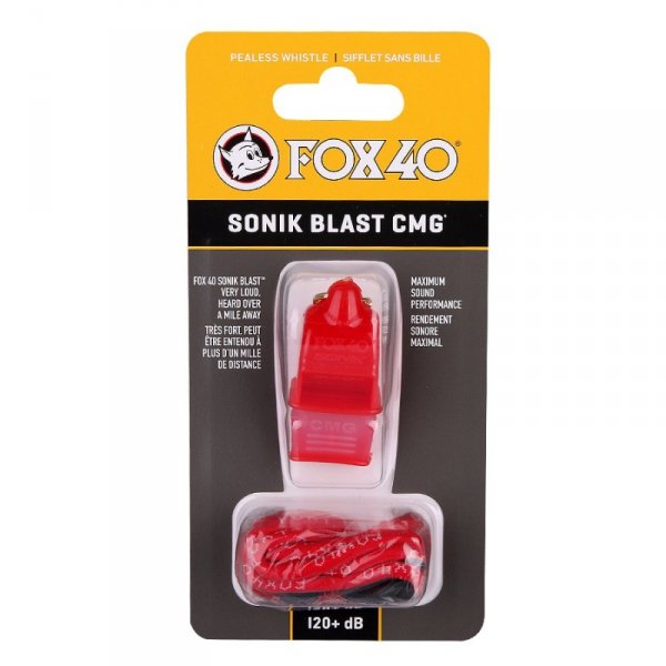 Gwizdek Fox 40 CMG Sonik Blast 120 dB czerwony
