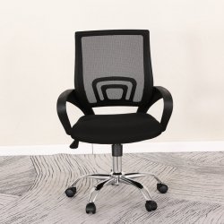 Fotel obrotowy biurowe krzesło wysokie oparcie