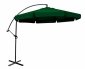 Duży zielony parasol ogrodowy składany 350 cm 