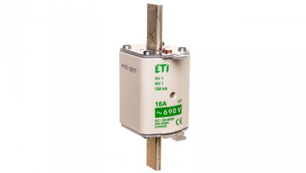 Wkładka bezpiecznikowa NH1 16A aM 690V 004184426