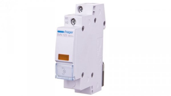 Lampka modułowa pomarańczowa 230V AC SVN123