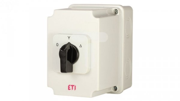Łącznik krzywkowy 0-gwiazda-trójkąt 3P 25A /w obudowie/ ETICAM CS 25 12 PN1 004773217