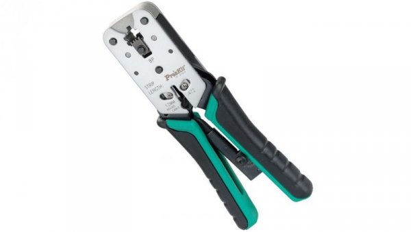 Profesjonalna zaciskarka złącz RJ-45 8p8c stal nierdzewna CP-376VR 22239