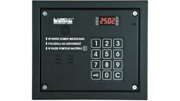 Cyfrowy panel audio bramowy z możliwością dołożenia kamery CP-2503P